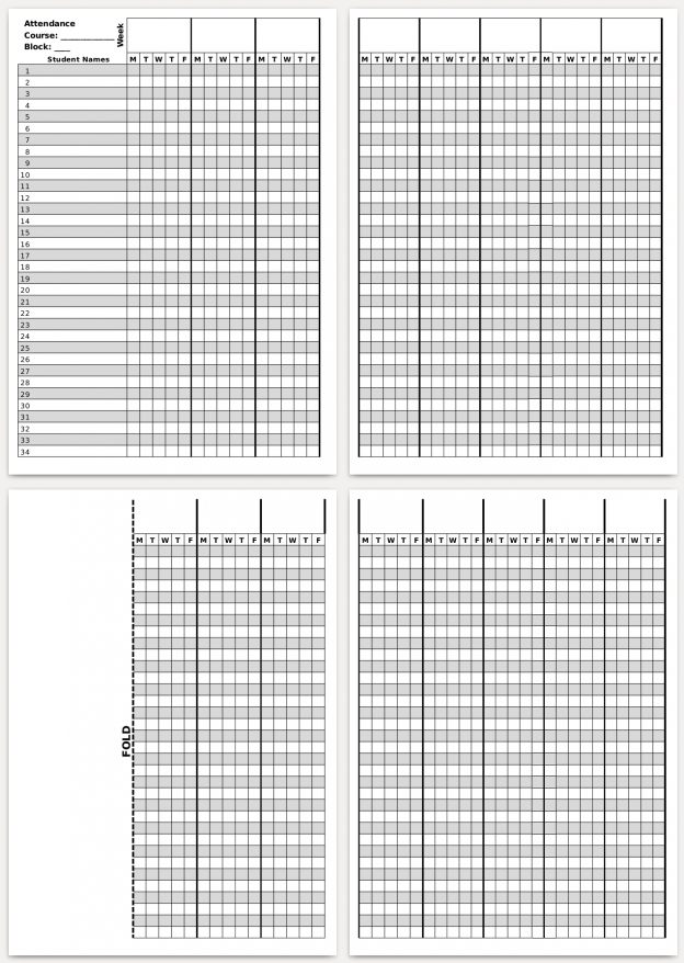 Jeffrey Wong | Teacher Day Planner Template